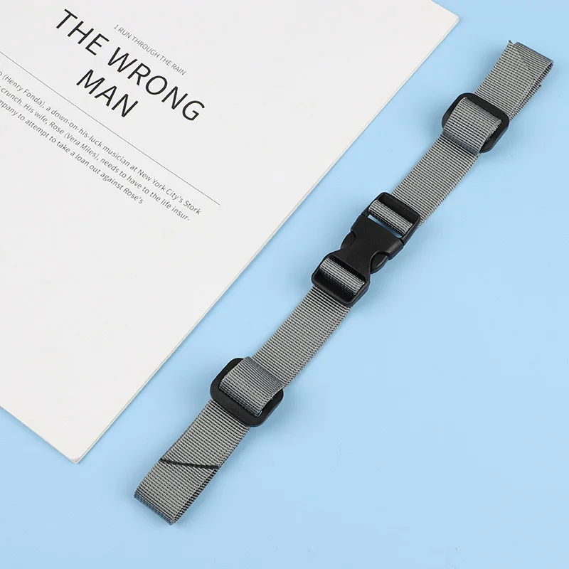 야외 캠핑 웨빙 스템넘 백 스트랩을위한 조정 가능한 듀얼 릴리스 버클이있는 나일론 전술 배낭 가슴 하네스 스트랩