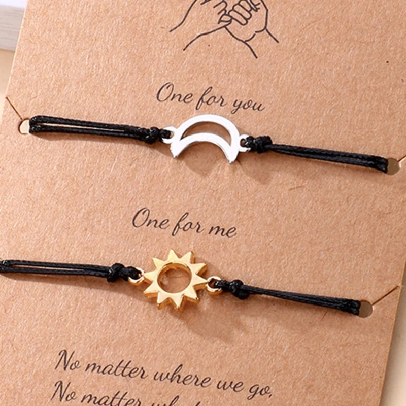 Sun-moon Friendship Matching Bracelets Distance Relationship Bracelet