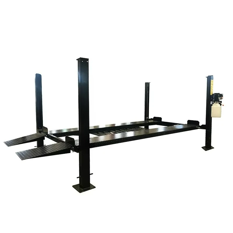 Best Price in Stock Fast Delivery CE Approved Cheap 4 Post Hydraulic Car Park Lift for Home Garage Good Review Most Popular