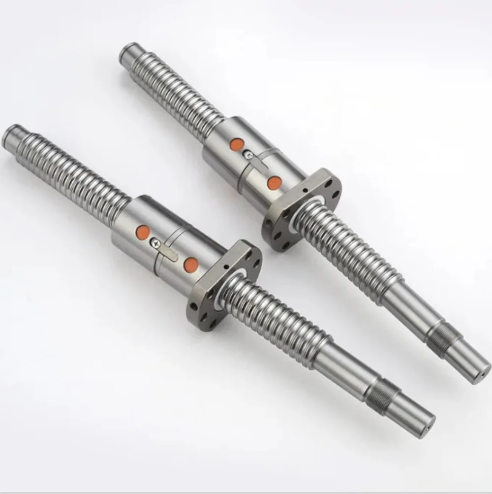 Double Nut DFU2505 High Precision C5 Ground Ball Screw for Cnc Machine