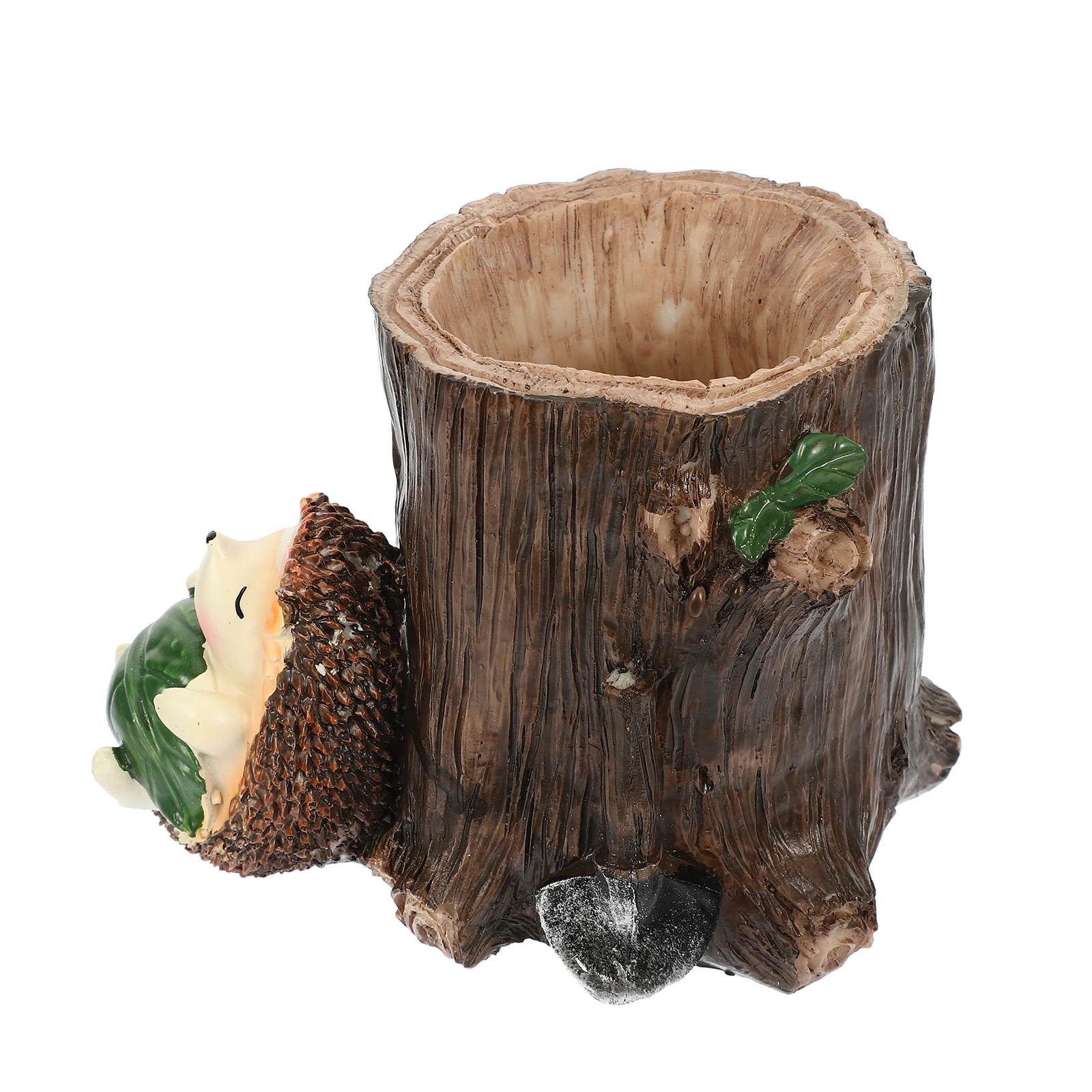 

Hedgehog Pen Holder Resin Material Desk Organizer Cartoon Cup Pencil Container Office Storage Travel Holders Student