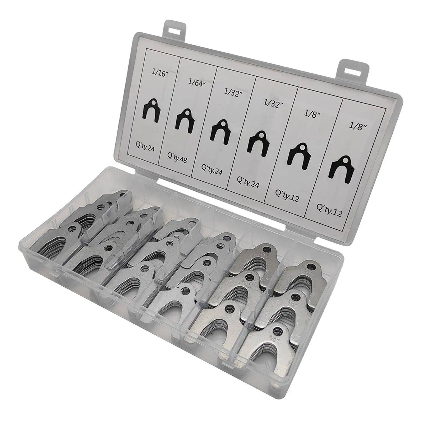 144 Auto Alignment shim Alignment Shims Assortment Set with Storage Box for Adjusting Body Parts Camber Alignment