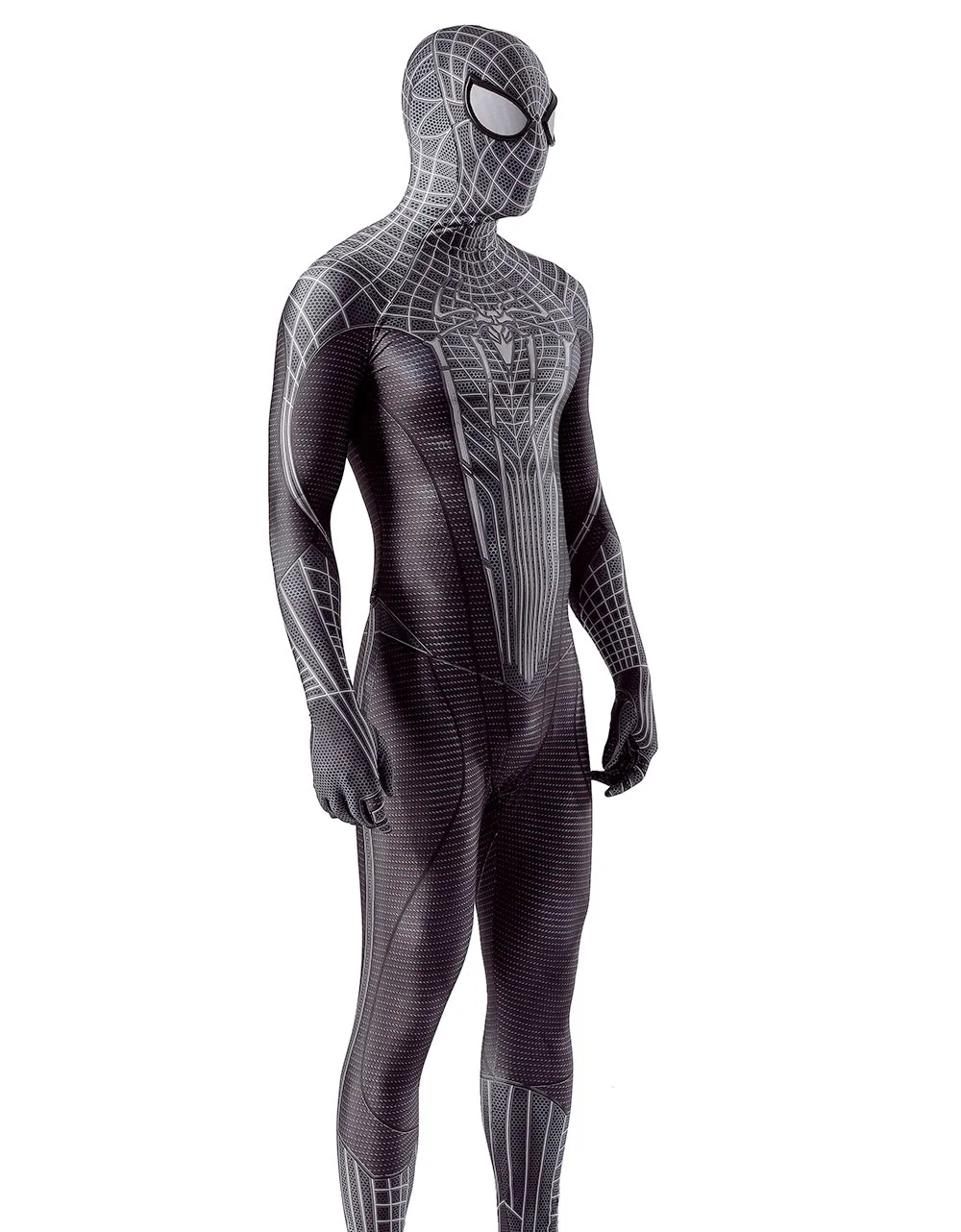 Symbiote Amazing Spiderman Costume Cosplay Black TASM1 Superhero Zentai Bodysuits Jumpsuit Spandex Halloween Costume Adult Kids