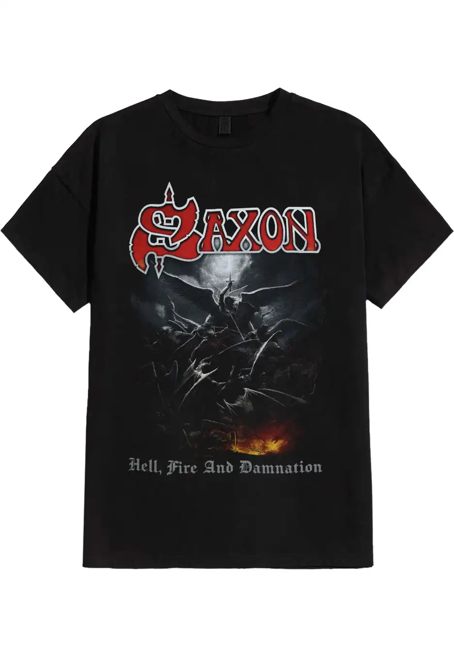 Саксон - Ад, Огонь и Данство - Футболка Саксон - Ад, Огонь и Данство - Футболка