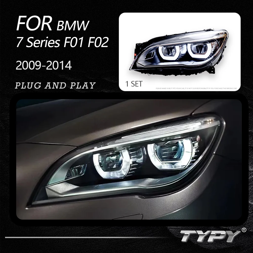 

TYPY Car Headlights For BMW 7 Series F01 F02 2009-2014 LED Car Lamps Daytime Running Lights Dynamic Turn Signals Car Accessories