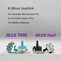 2pcs K-Sliver JH16 Hall Effect Joystick JS16 TMR Electromagnetic Joystick for FLYDIGI Vader 3 Pro for Gamesir G8 3D Analog Stick