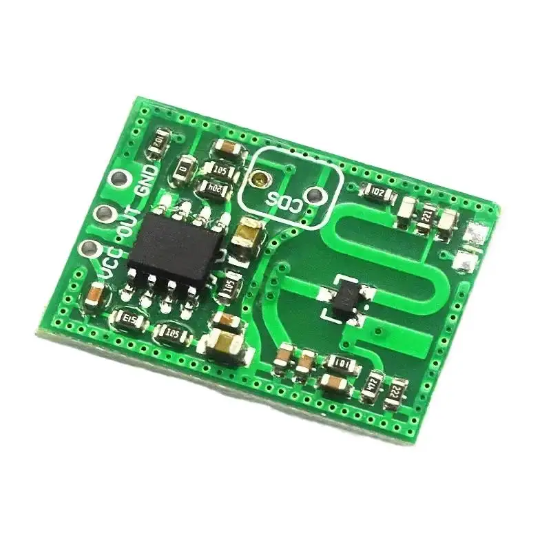 Le Module de détection micro-ondes longue Distance 2.7G RCWL-0515 12-15M, 5 pièces, adapté à la lampe de Garage/lampe UV