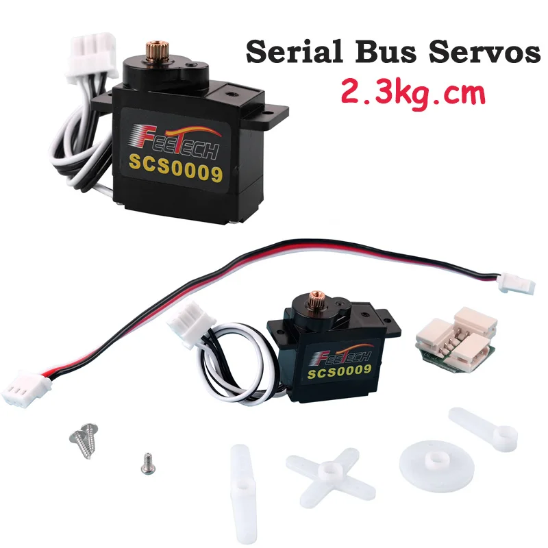 

2.3kg.cm SCS009 Micro Serial Control BUS Servo Motor Metal Gear for RC Cars Smart Robot Model Small Torque DIY Toy Servos Parts