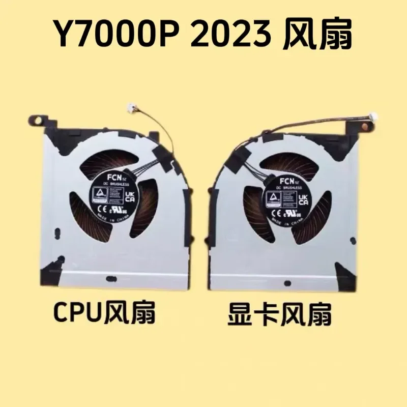 For Lenovo Legion Y7000P 2023 IRH8 12V Cooling Fan Replacement for New LENOVO Legion Savior Y7000P 2023 Laptop
