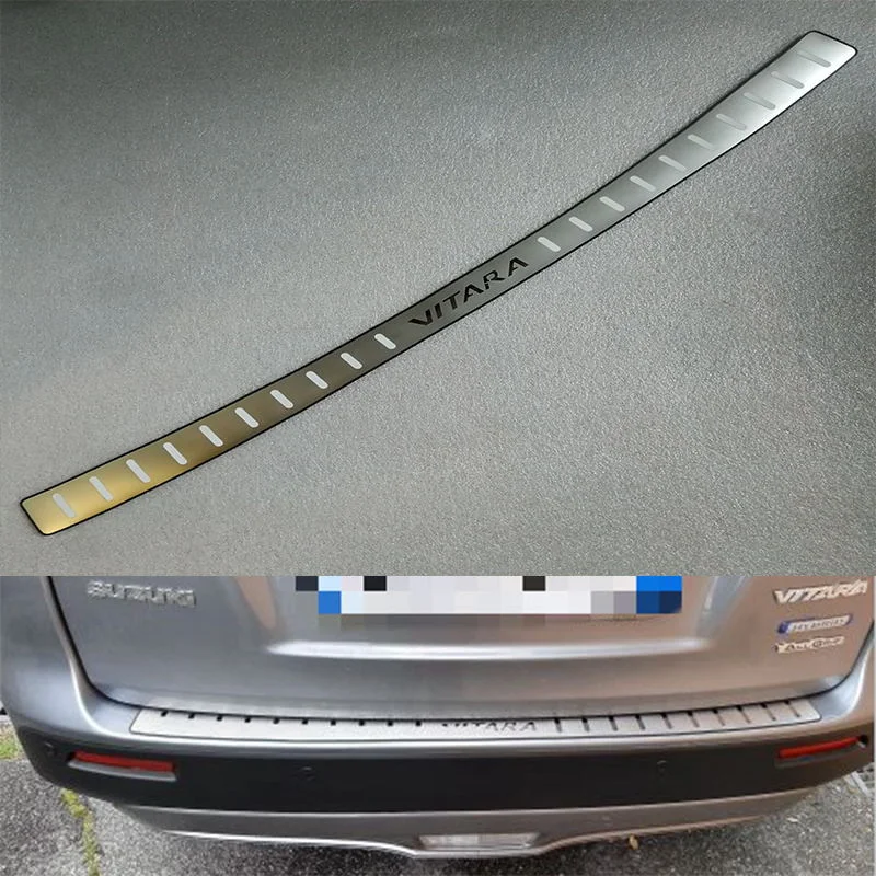 

Car Accessories FOR Suzuki VITARA 2014 2015 2016 2017 2018 Door Sill Rear Bumper Protector Sill Trunk Tread Plate Trim