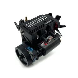 TOYAN Engine L200A 2 Cylinder 4 Stroke Methanol Engine Single Carburetor Model Toy Finished Product