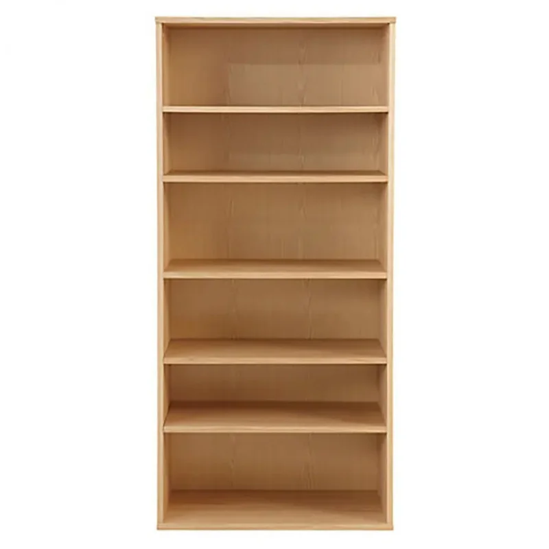 Custom 6 tier high quality modern MDF bookcase book rack