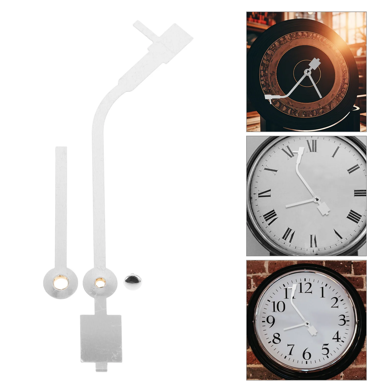 10Sets Replacement Clock Hands Elegant DIY Clock Pointer Kit for Vinyl Record Clocks Fine Craftsmanship Minimalist Design Home