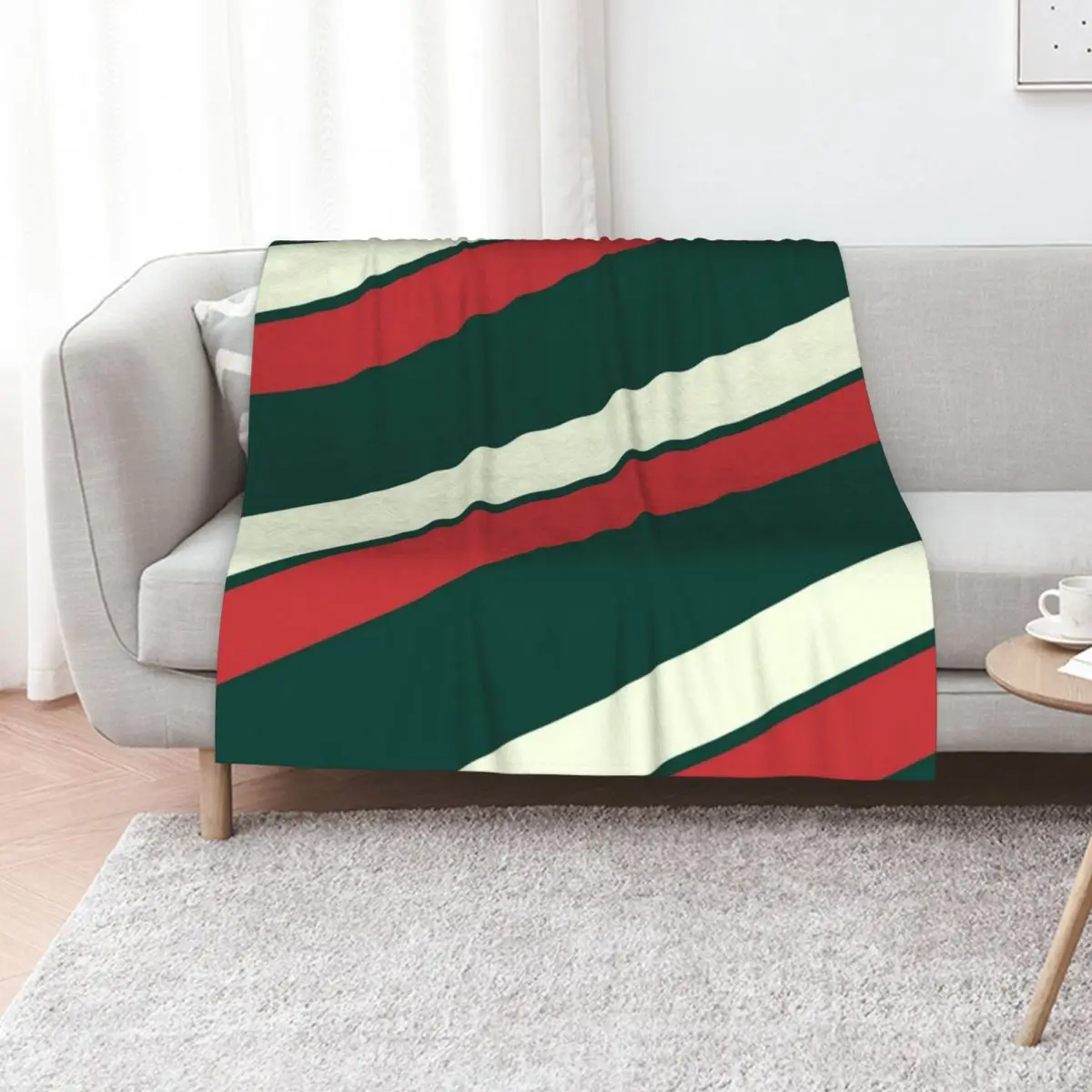 Leicester tigers colour code Throw Blanket for winter sofa bed Retros Decorative Sofas Picnic Blankets