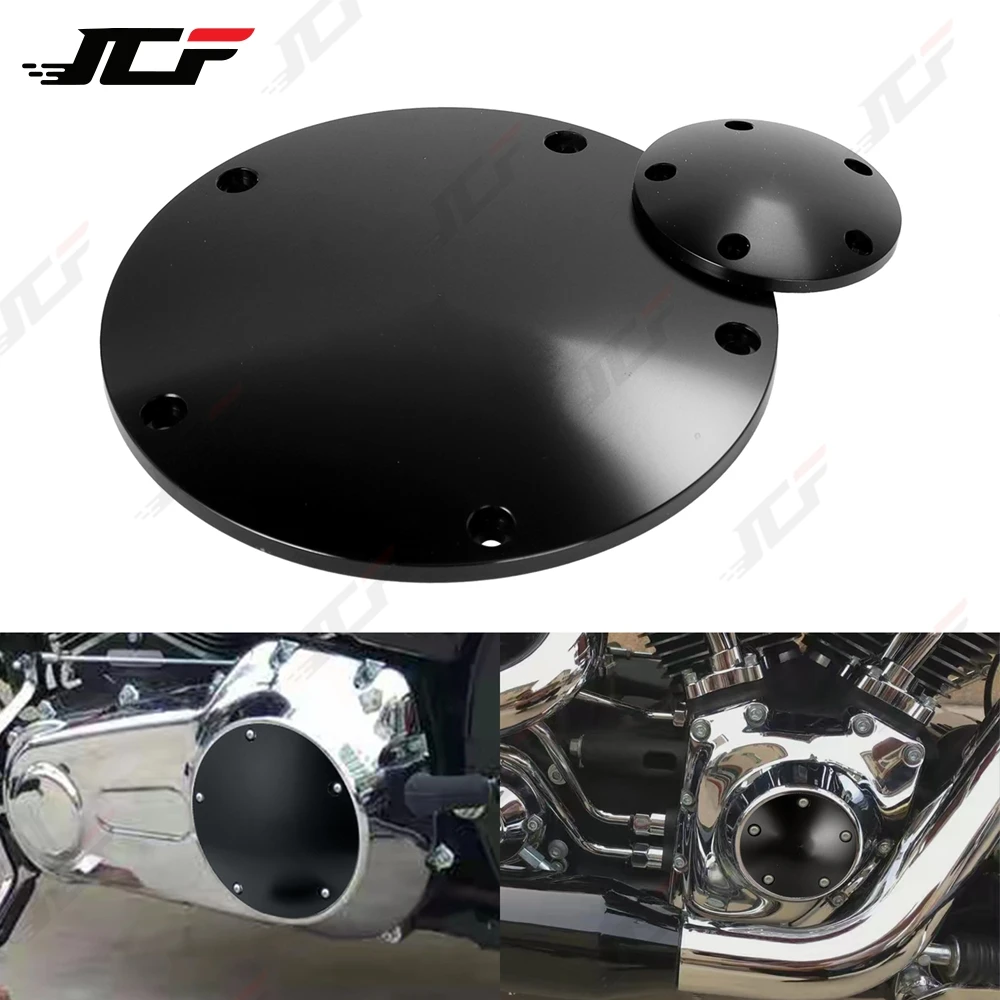 5-Hole Smooth Domed Derby Timing Timer Cover for Harley Heritage Softail Road Glide Custom FLTRX & for '99-'17 Dyna
