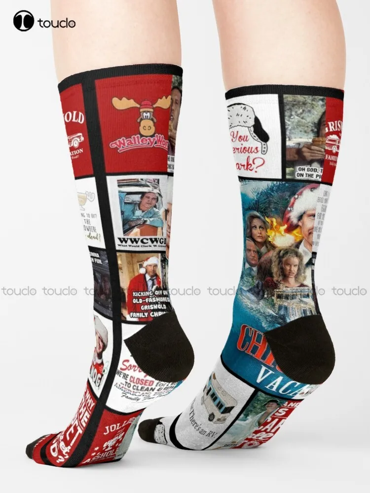 National Lampoon Christmas Vacation Socks He Office Socks Funny Art Harajuku Streetwear Colorful Cartoon Socks Christmas Gift