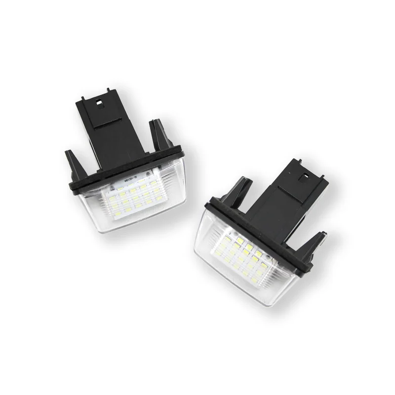 2 قطعة سيارة LED رقم الترخيص لوحة ضوء لسيتروين C3 C4 C5 بيرلينجو ساكسو كسارا بيكاسو لبيجو 206 207 306 307 308 5008 #2