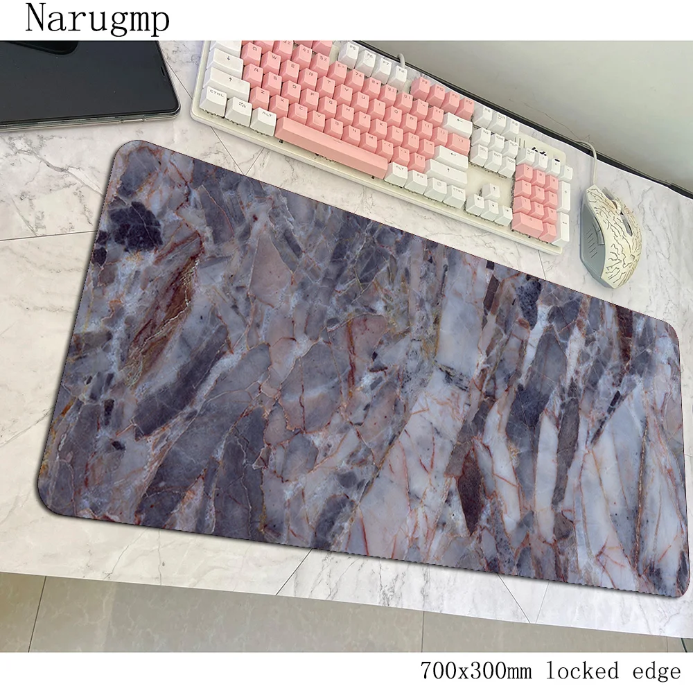 Marble padmouse present accessory 700x300x2mm mouse pad Beautiful gaming enterprise rubber mats keyboard large mouse mat gamer