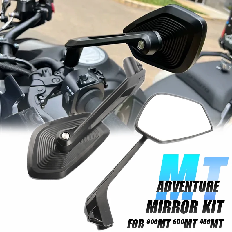 for  Kit de rétroviseurs d'aventure de moto, rétroviseur latéral, pièces de rechange, CFMOTO 800MT 650MT  450MT stuff, accessoir