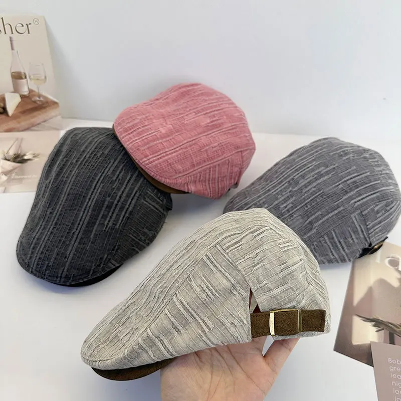 Fashionable Retro Forward Hats Women's Outdoors Tidal Current Versatile Casual Beret