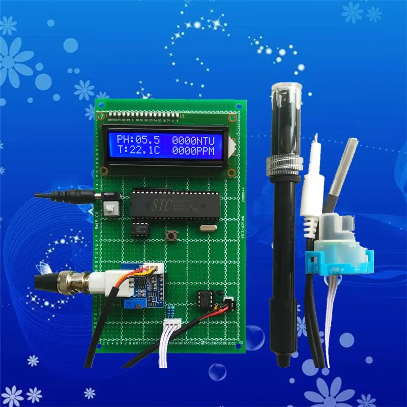 

Интеллектуальный дизайн аквариума и аквариума на основе микроконтроллера 51, температура TDS, мутность PH