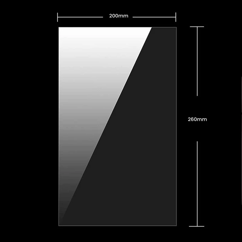 Imagem -02 - Filme Fep para Impressora 3d Anycubic Photon m3 m3 Plus Mono x Elegoo Saturno Saturno s 4k Lcd 260x200x0.15 mm Peças