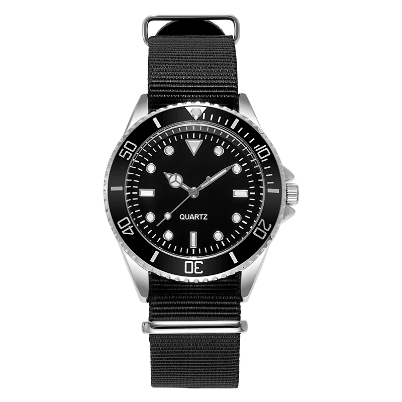 TPW Taucheruhr im japanischen Uhrwerk, drehbare Lünette, Stoffarmband, 40-mm-Zifferblatt 3