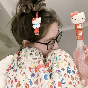 Sanrio Kitty Haarspange Ein-Wort Haarspange Melody Haarspange Kuromi Cartoon Kawaii Mädchen Haarspange Pony Clip Haarschmuck Geschenk