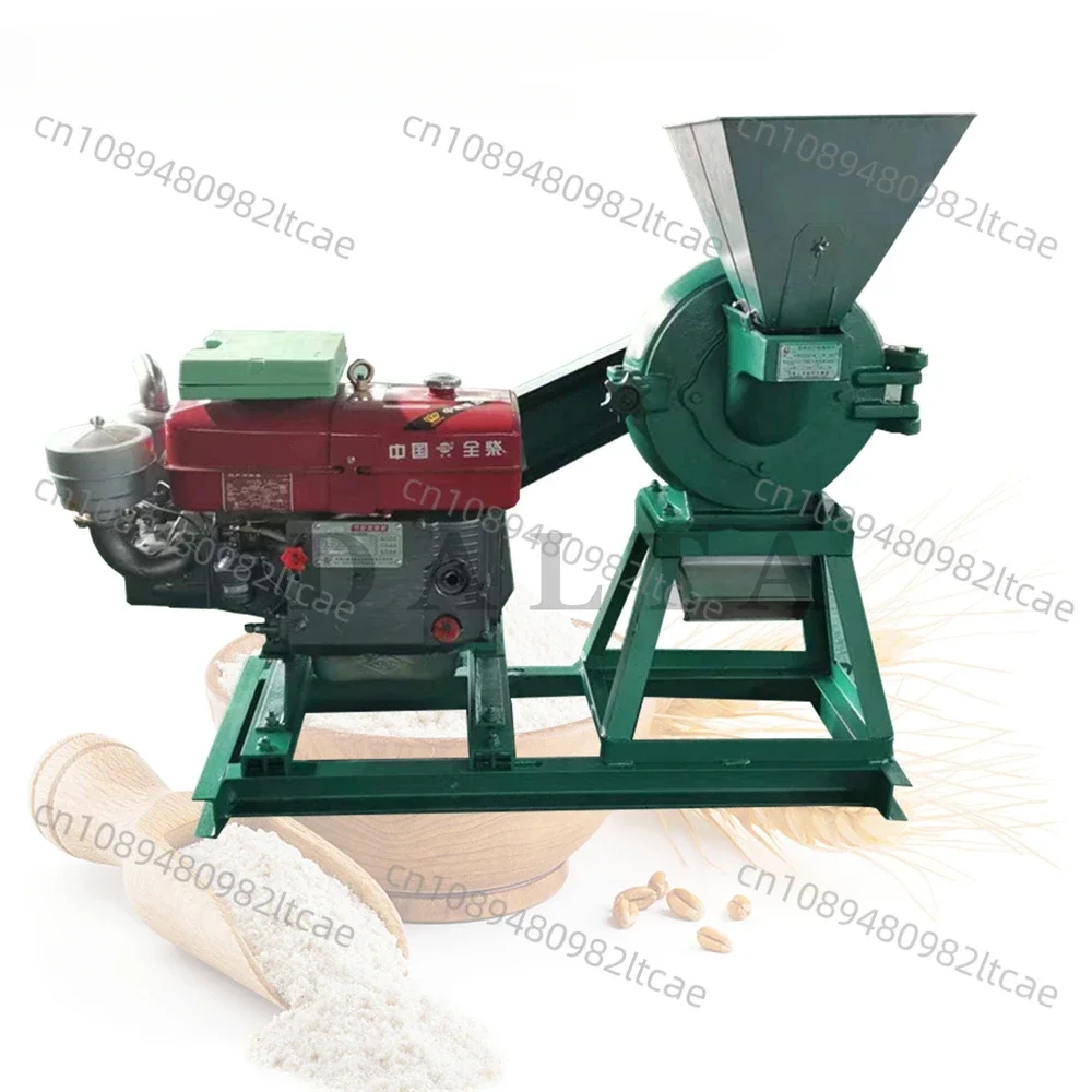 20HP Diesel Engine Corn Grinder Grinding Machine Flour Hammer Milling Machine Cassava Corn Maize Mill