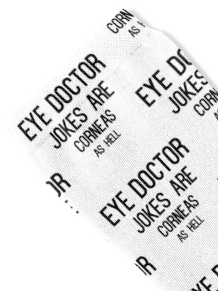 Eye Doctor Jokes Are Corneas As Hell - Black Socks Novelties gifts Wholesale Stockings man Girl'S Socks Men's