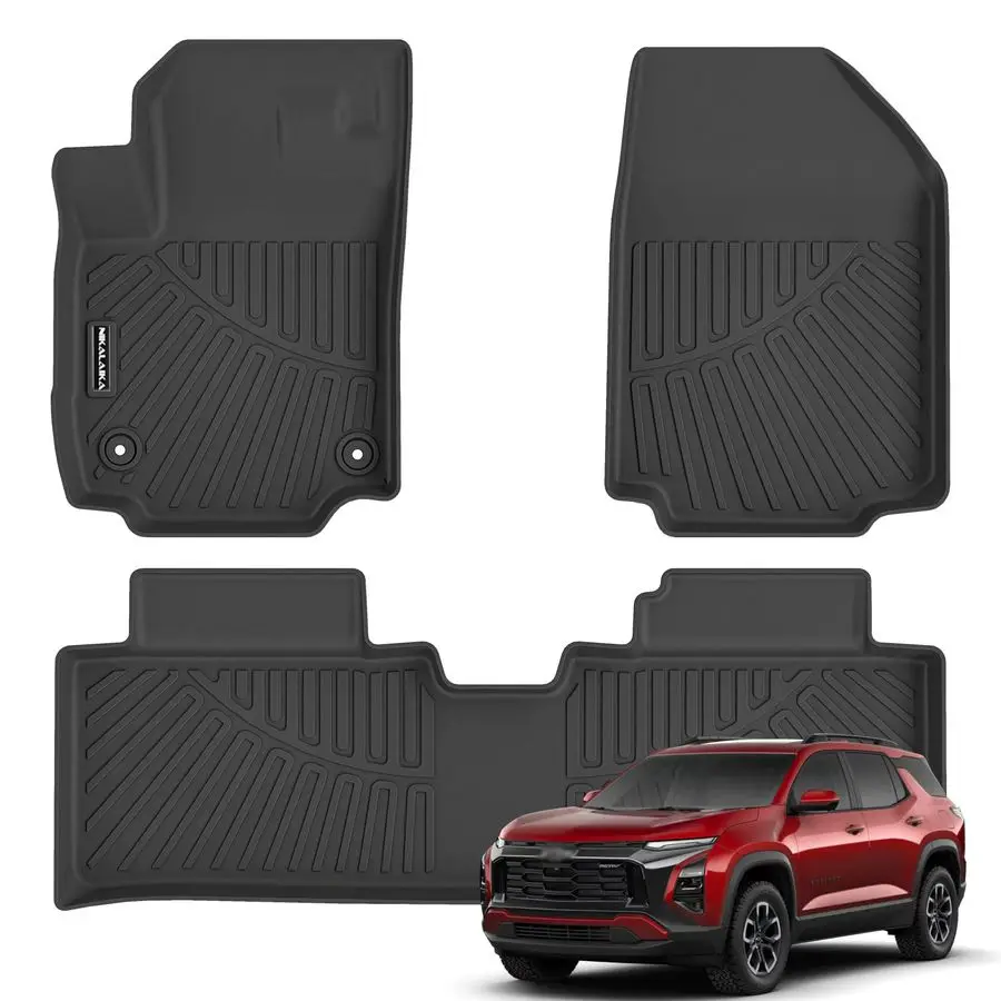

Mats for 2025 2026 Chevrolet Chevy Equinox Not for EV GMC Terrain Car Mat Accessories All Weather TPE Rubber Floor Liners Access