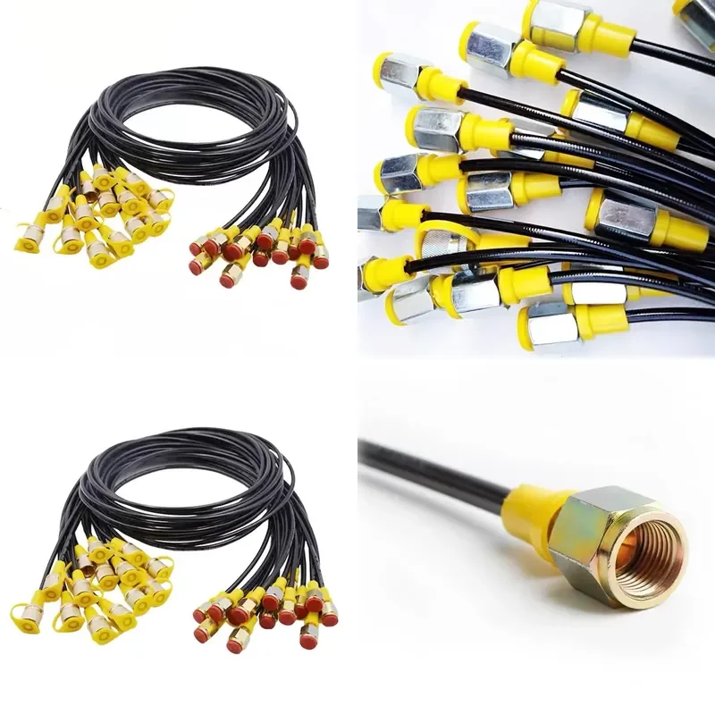 Excavator Construction Machinery Testing Hydraulic Testing Hose Tubular Point 3 m/9 ft