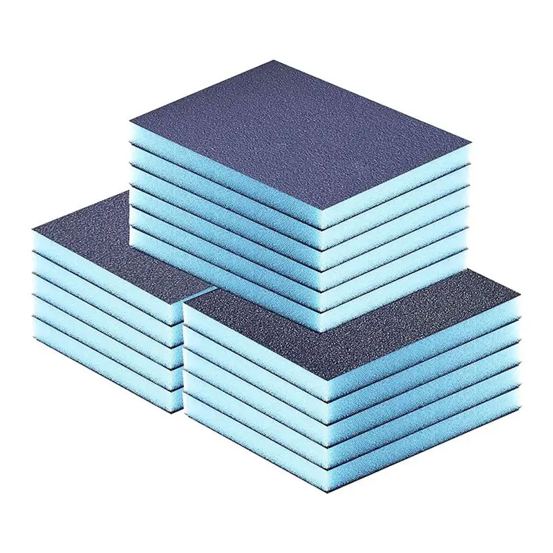

Sanding Sponge, 32Pieces Sanding Blocks, Reusable And Washable Sand Sponge Kit For Plastic, Wood, Metal(100 120 220 )-AT64