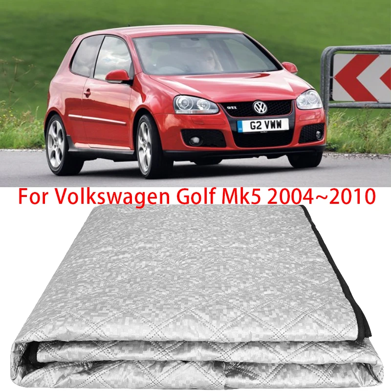 Car Snow Cover For Volkswagen VW Golf 5 Mk5 GTI 2004~2010 Rabbit Jetta SportWagen Vento Variant Sunshade Protection Accessories