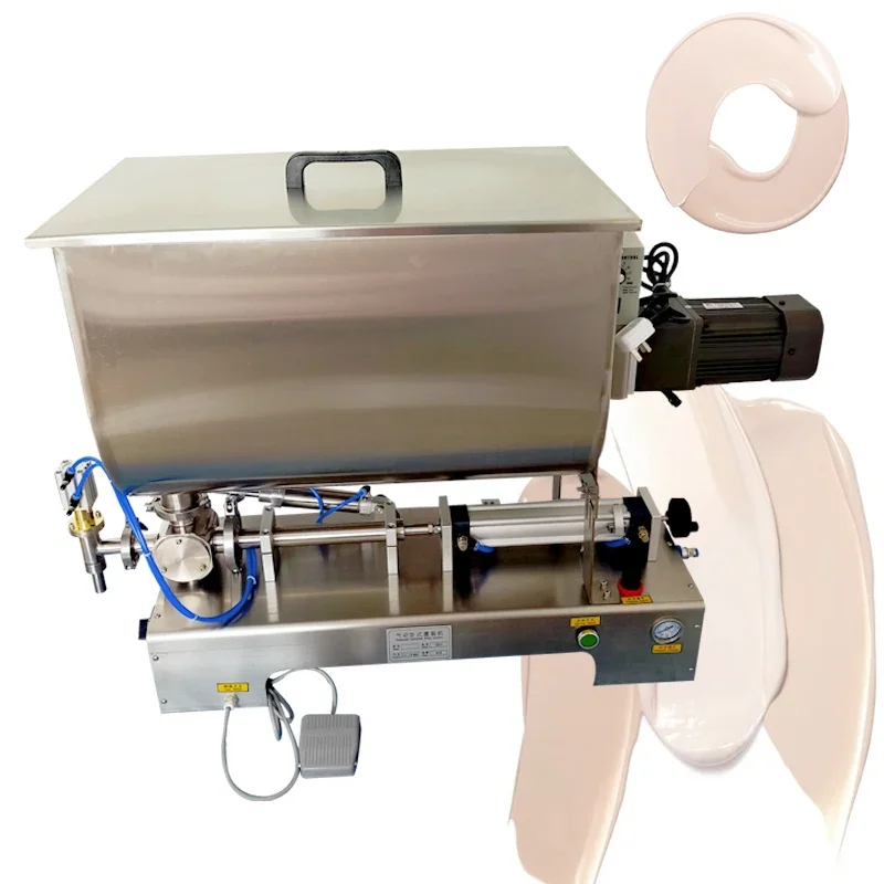 Horizontal Pneumatic Filling Machine For Olive Oil Peanut Butter Ketchup Chili Sauce Precision Filling Machine