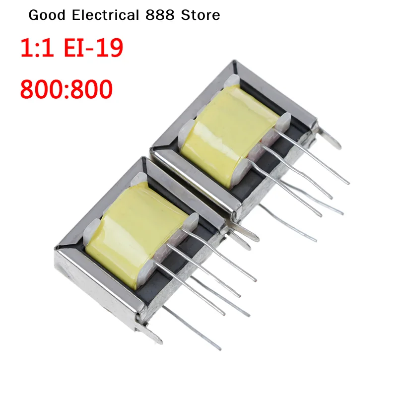 【GE】2Pcs Audio Output Transformer 1:1 EI-19 EI19 800:800 High Quality Isolation Transformer