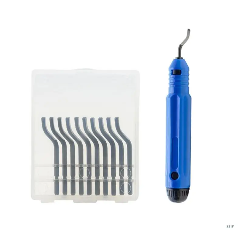 

Инструмент для снятия заусенцев с пластиковой ручкой, вращающийся на 360 градусов инструмент для снятия заусенцев