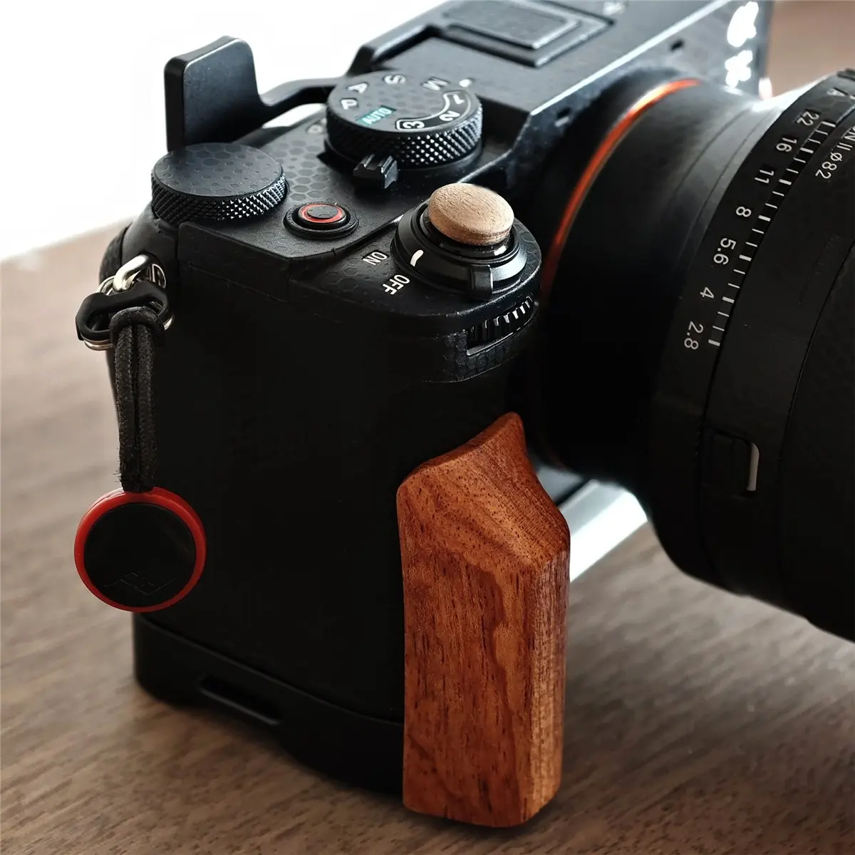 DTD1201~L Hand Grip for Camera Base Plate Quick Release Support Quick Installation System Tripod Mount for A7C2/A7CR Silver