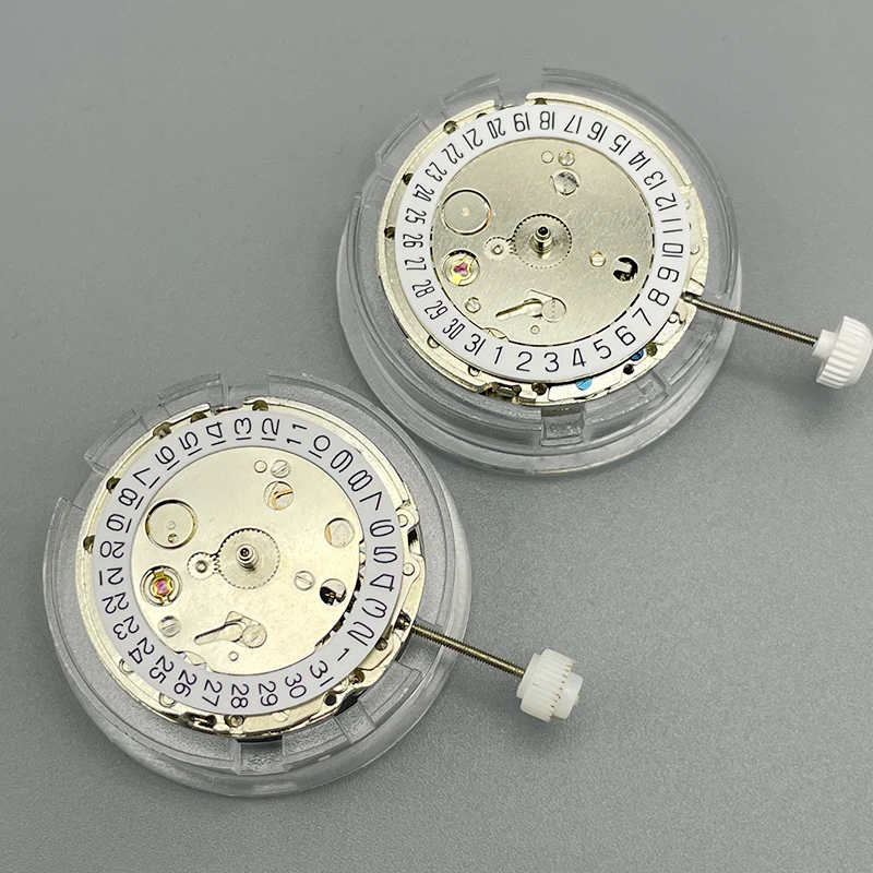 New Original 8205 Movement Domestic Automatic Mechanical White Machine Single Calendar Day Date at 3.0H /6.0H for 8205