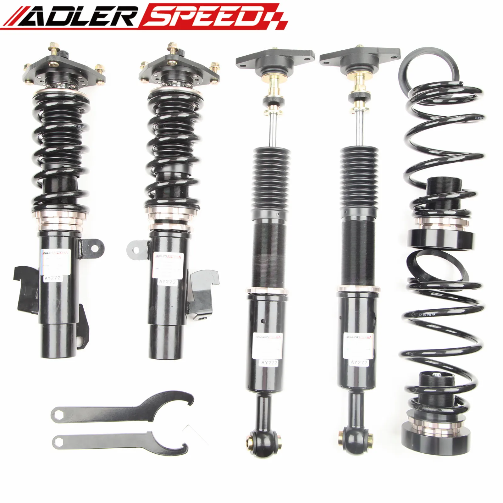 ADLERSPEED Coilovers Kit for Mazda 3 2004-09 (BK)/Mazda 5 CW CR 2006-17/ 32 Level Adjust Damper Struts Suspension