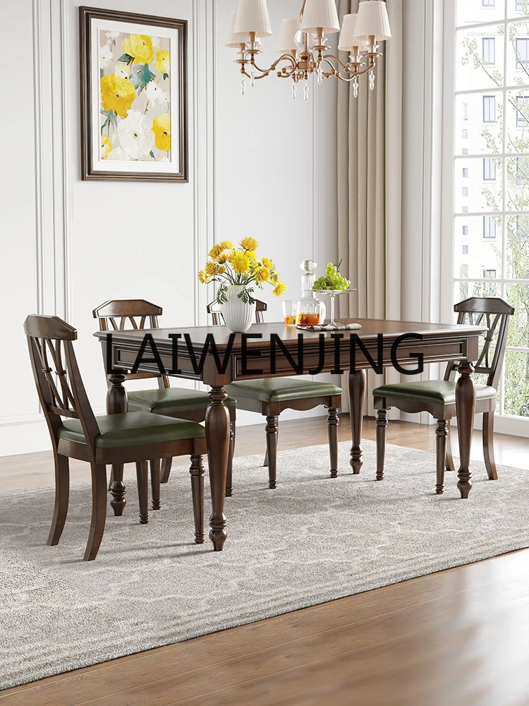 

RWJ Ash American Real-Made Old Log Rectangular Small Table Furniture