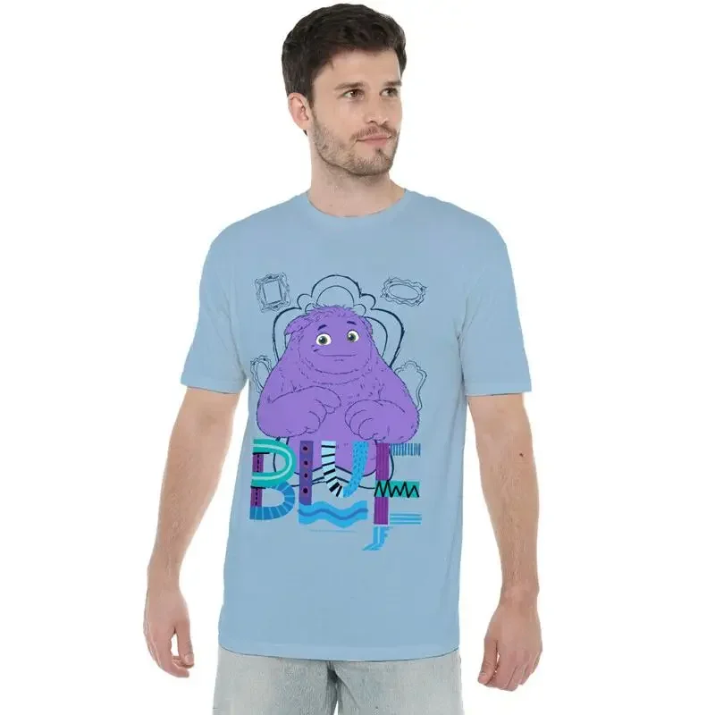 If Movie Imaginary Friends Blue Photo Frame T Shirt Light
