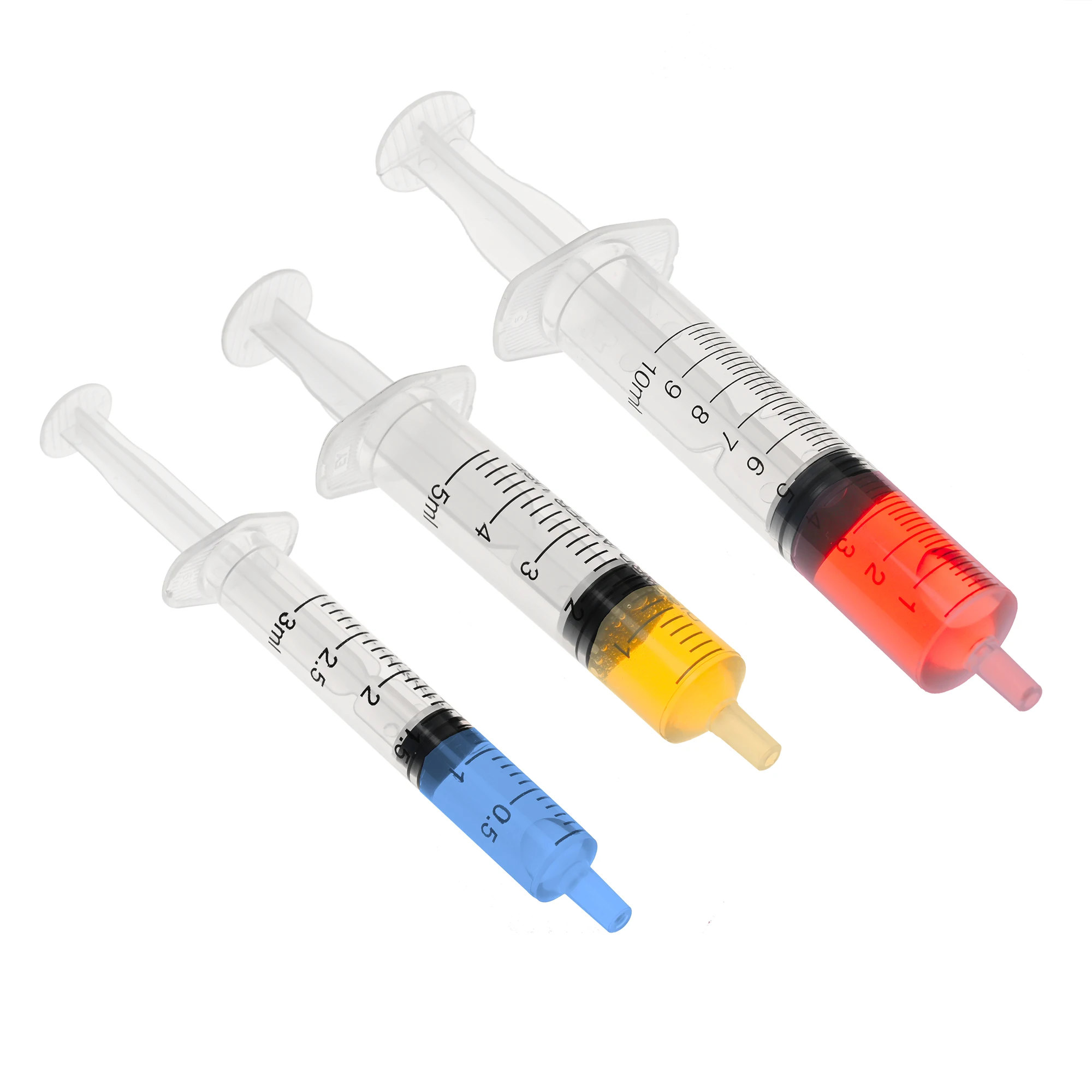 10ml 10pcs Clear Plastic Syringe Perfume Dispenser for Refillable Cosmetic Liquid Essential Oil Portable Quantitative Dispensin