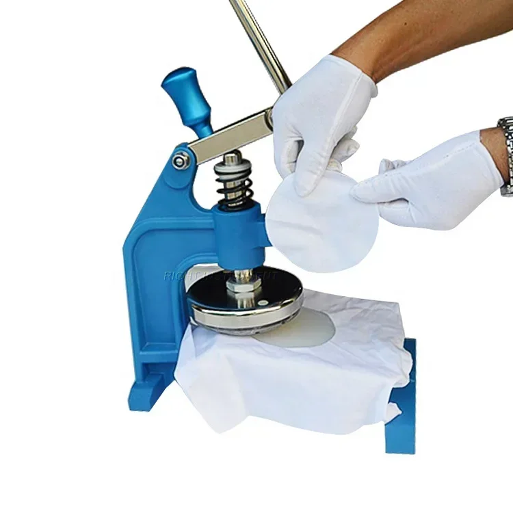 Tagliatrice manuale per campioni di cotone con taglierina rotonda per tessuti 10/50/100CM2 per tessuti