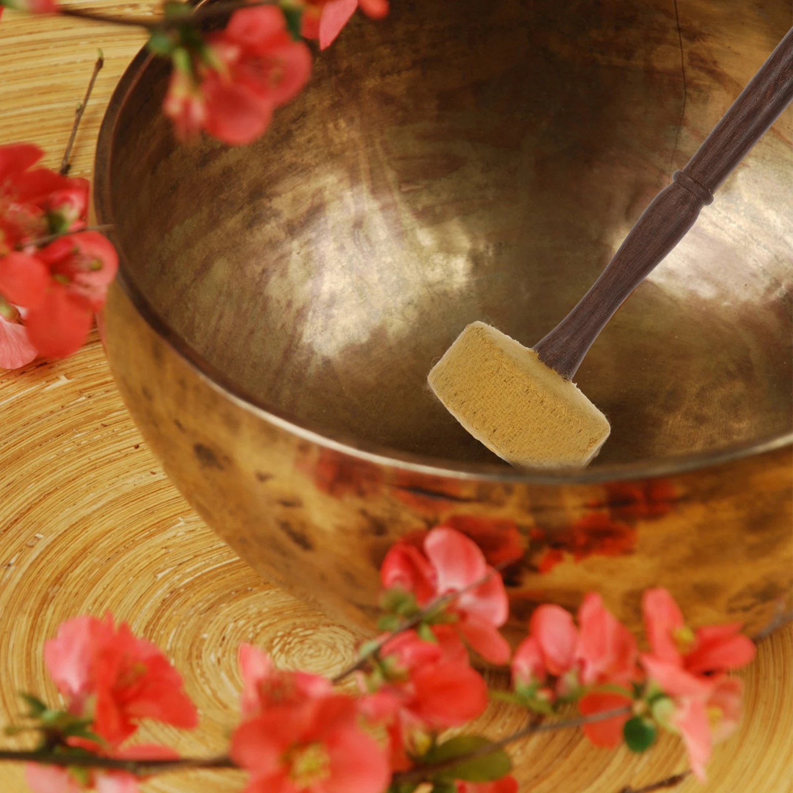 

1pc Singing Mallet Rod Practical Bowl Healing Music Instrument Stick For Meditation Yoga Bowl Mallet Healing Sound Yellow