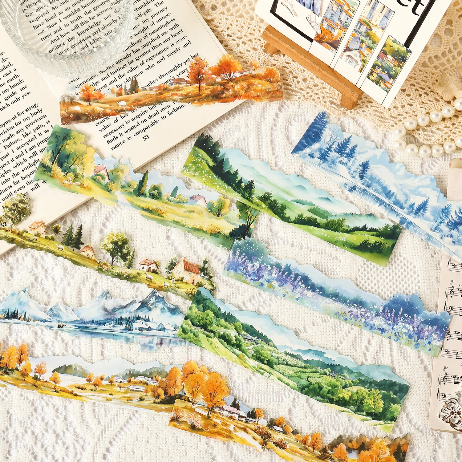 10 قطعة ملصقات القرطاسية Kawaii أفكار في العودة إلى الغابة غير المرغوب فيه مجلة مخطط ملصق مزخرفة سكرابوكينغ