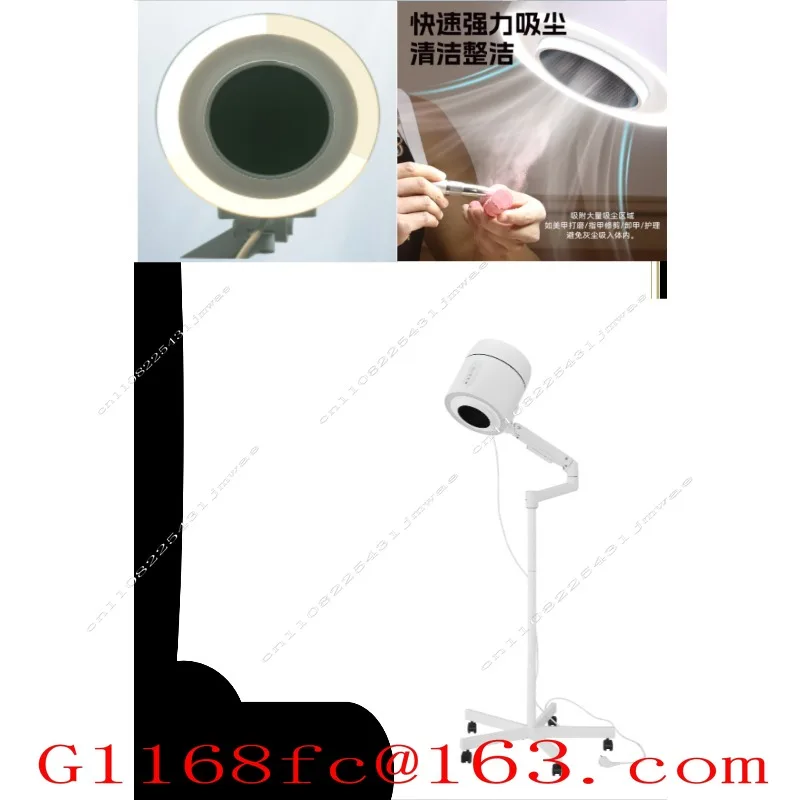 Top suction third-generation nail cleaner, lighting fill light vacuum, nail holder, desktop vacuum cleaner