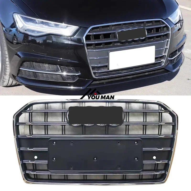 Front Car Grills Bumper  For AUDIs 2016-2018 Year    A6