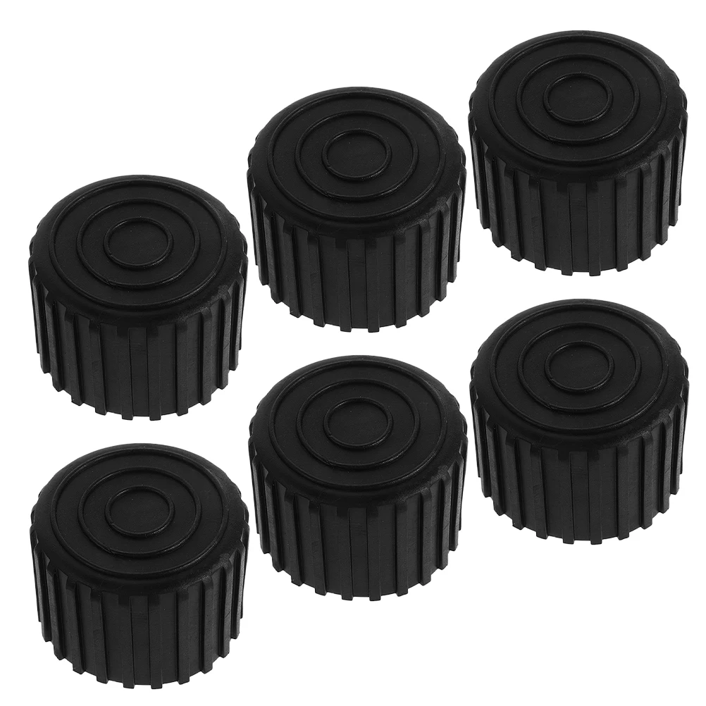 

6Pcs Fitness Gear Leg Protectors Non Slip Plastic Feet Caps Floor Protection for Fitness Equipment Hardwood Floors