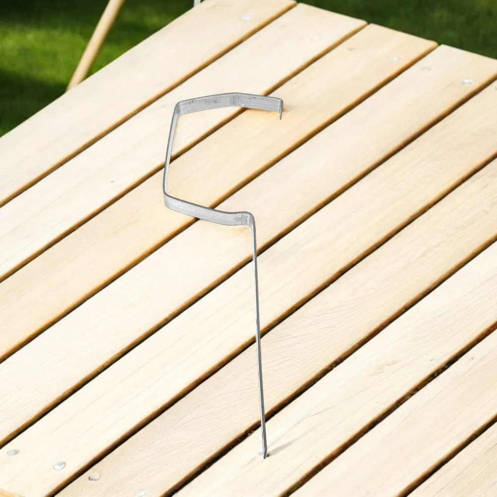 6Pcs Iron Rain Gutter Brackets Sturdy Roof Support Brackets for Gutter Downspout Water Flow Protection Rain Collector Bracket